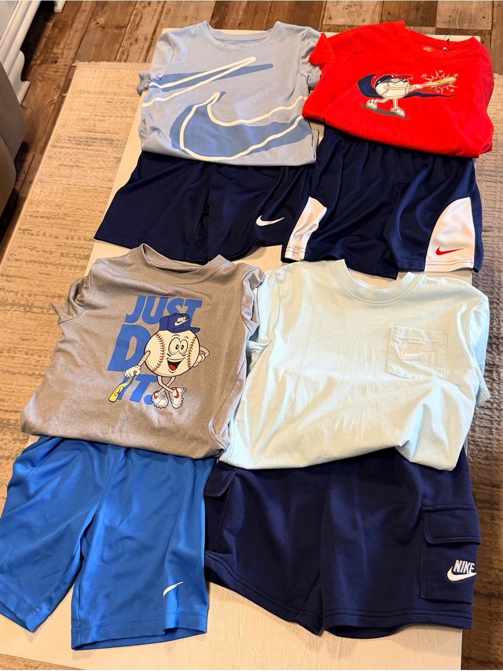 Nike Kids' Short Set Lot of 4 size 7